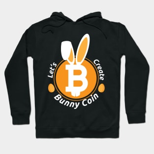 Bitcoin Bunny Coin Funny Easter Egg Cryptocurrency Hoodie